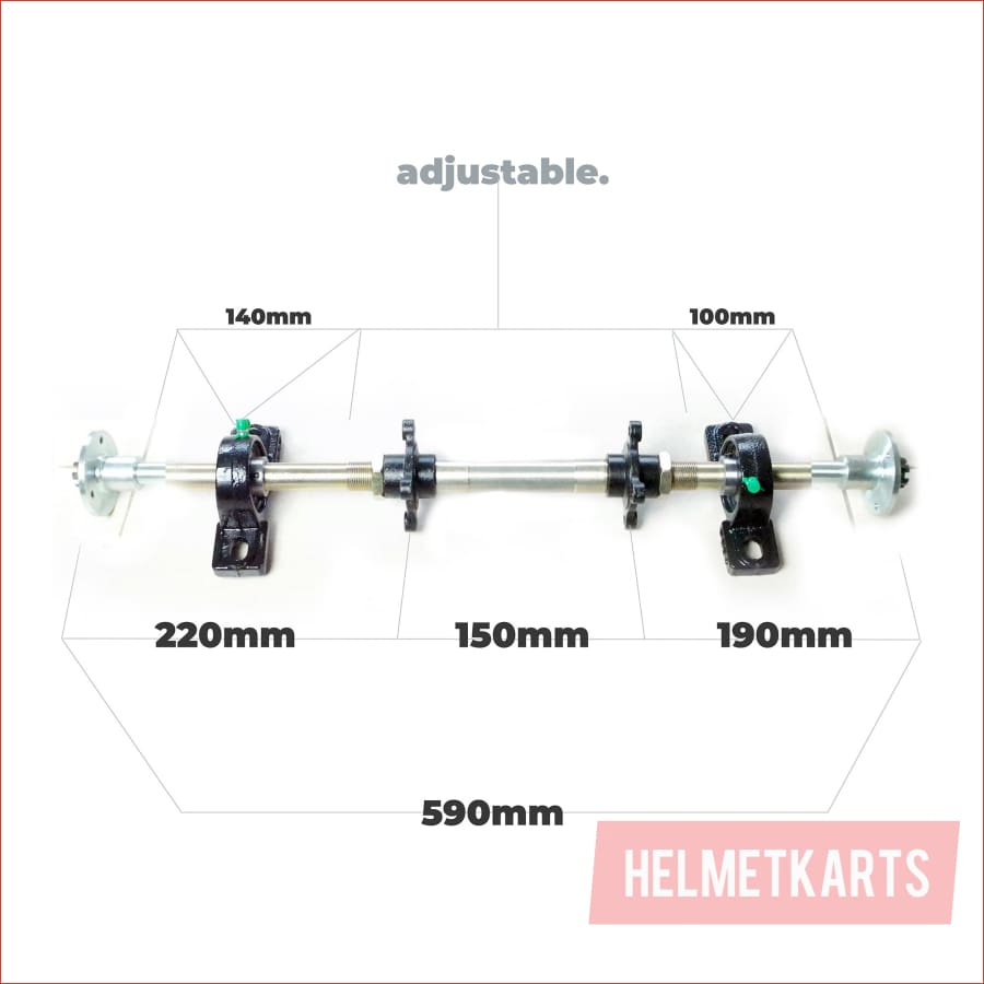 Axle running gear Bundle pack #10 - Helmetkarts