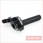 BLACK CNC Quarter Turn Quick Twist Throttle Housing Grip PIT PRO Trail Dirt Bike Blygo