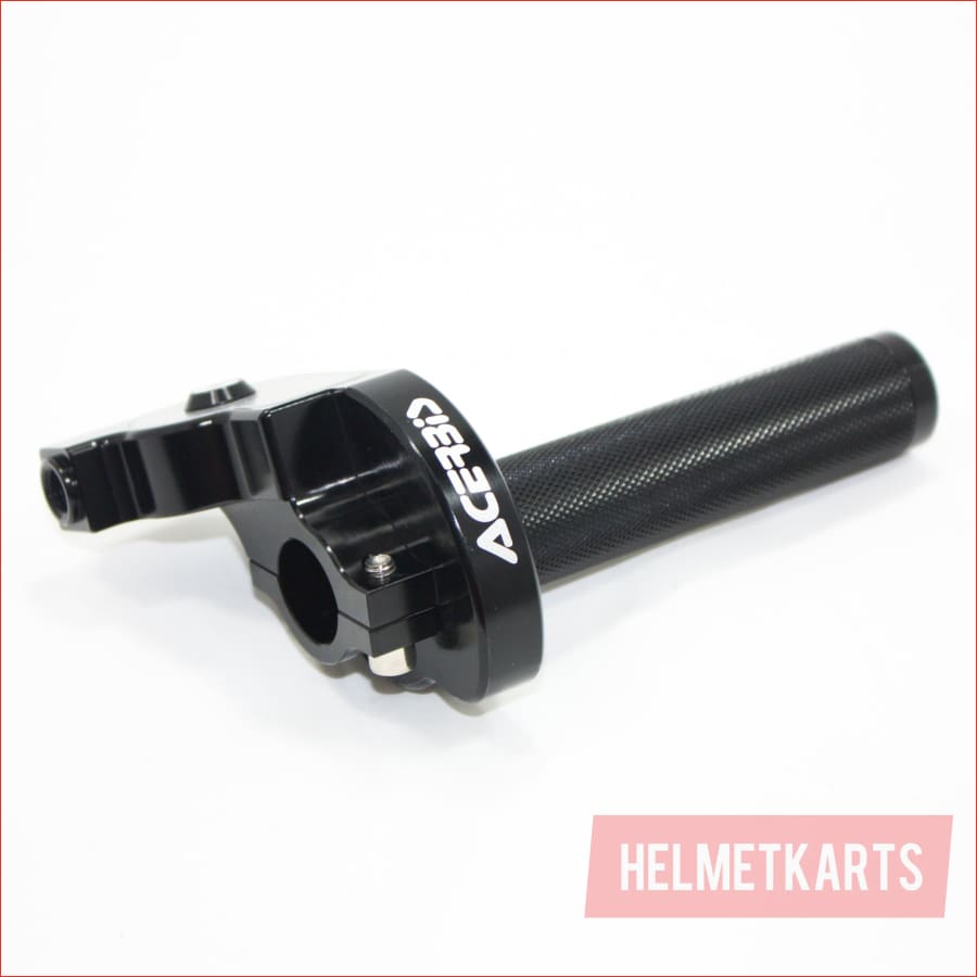 BLACK CNC Quarter Turn Quick Twist Throttle Housing Grip PIT PRO Trail Dirt Bike Blygo