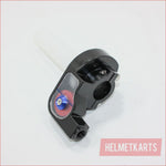 BLACK Quarter Turn Quick Twist Throttle Housing Grip PIT PRO Trail Dirt Bike Blygo