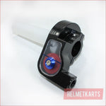 BLACK Quarter Turn Quick Twist Throttle Housing Grip PIT PRO Trail Dirt Bike Blygo
