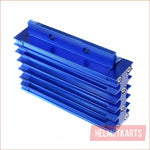 BLUE CNC Engine Oil Cooler Kit Radiator 125cc 140 150cc PIT PRO Trail Dirt Bike Blygo