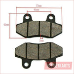 Brake pads B - Helmetkarts