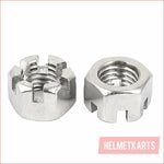 Castle crown nut (various sizes) - Helmetkarts
