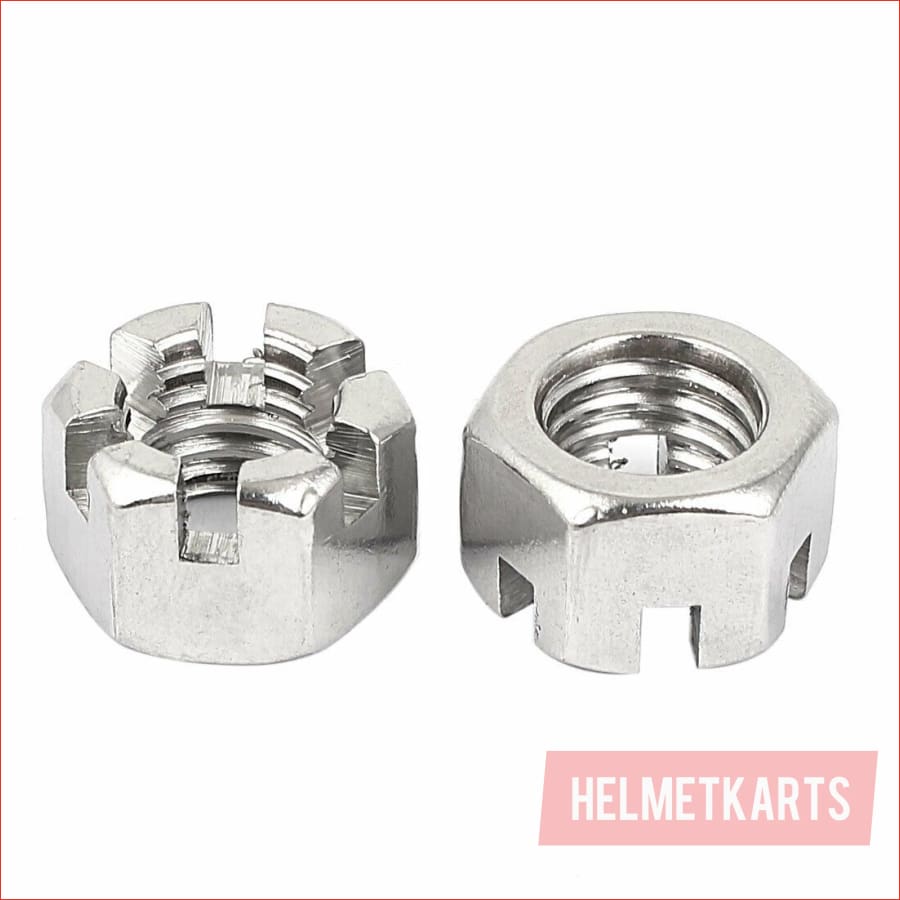 Castle crown nut (various sizes) - Helmetkarts