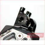 CNC BLACK Stainless Footpeg Foot Pegs Rest Pedal FX208 CRF250 MX MOTORCYCLE BIKE Blygo