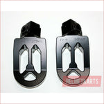 CNC BLACK Stainless Footpeg Foot Pegs Rest Pedal FX205 65SX MX MOTORCYCLE BIKE Blygo