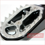 CNC BLACK Stainless Footpeg Foot Pegs Rest Pedal FX208 CRF250 MX MOTORCYCLE BIKE Blygo