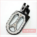 CNC BLACK Stainless Footpeg Foot Pegs Rest Pedal FX208 CRF250 MX MOTORCYCLE BIKE Blygo