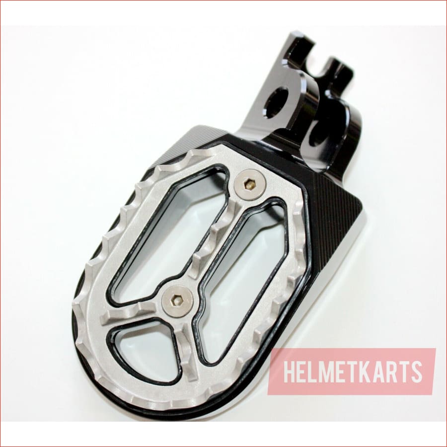 CNC BLACK Stainless Footpeg Foot Pegs Rest Pedal FX208 CRF250 MX MOTORCYCLE BIKE Blygo
