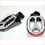 CNC BLACK Stainless Footpeg Foot Pegs Rest Pedal FX205 65SX MX MOTORCYCLE BIKE Blygo
