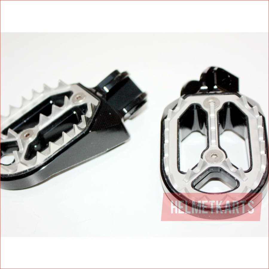 CNC BLACK Stainless Footpeg Foot Pegs Rest Pedal FX205 65SX MX MOTORCYCLE BIKE Blygo