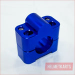 CNC BLUE 7/8“ to 11/8” Handle Bar Clamp Riser PIT PRO TRAIL DIRT QUAD BIKE ATV Blygo