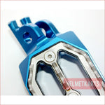 CNC BLUE Stainless Footpeg Foot Pegs Rest Pedal FX208 CRF250 MX MOTORCYCLE BIKE Blygo
