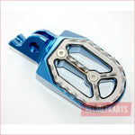 CNC BLUE Stainless Footpeg Foot Pegs Rest Pedal FX208 CRF250 MX MOTORCYCLE BIKE Blygo