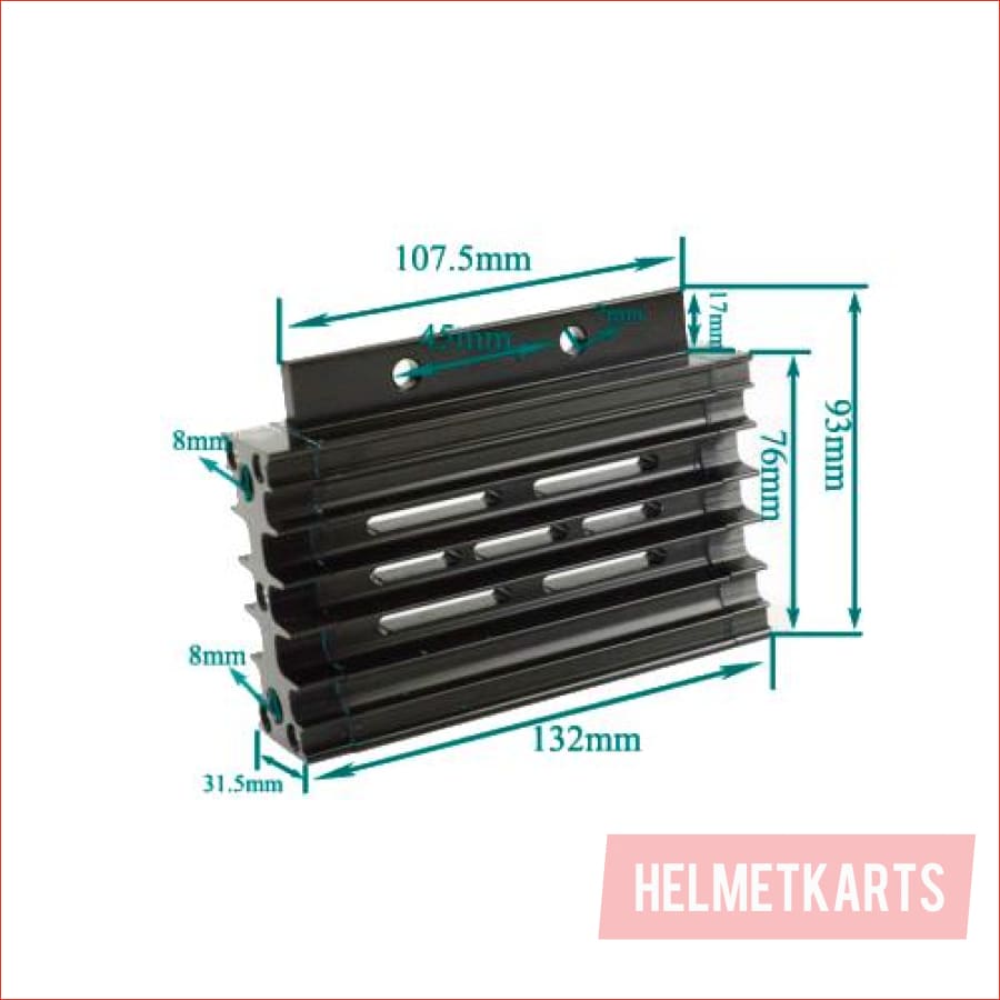 CNC Engine Oil Cooler Kit Radiator / Small - Helmetkarts