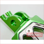 CNC GREEN Stainless Footpeg Foot Pegs Rest Pedal FX208 CRF250 MX MOTORCYCLE BIKE Blygo