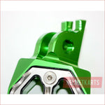 CNC GREEN Stainless Footpeg Foot Pegs Rest Pedal FX208 CRF250 MX MOTORCYCLE BIKE Blygo