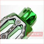 CNC GREEN Stainless Footpeg Foot Pegs Rest Pedal FX205 65SX MX MOTORCYCLE BIKE Blygo