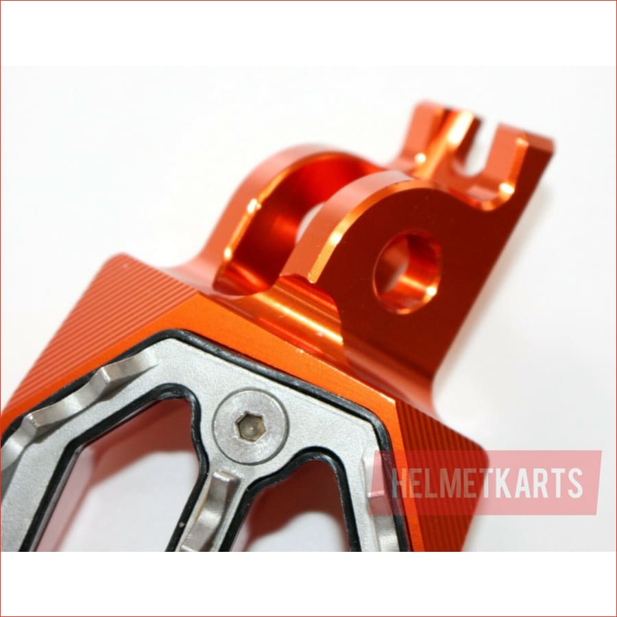 CNC ORANGE Stainless Footpeg Foot Peg Rest Pedal FX208 CRF250 MX MOTORCYCLE BIKE Blygo