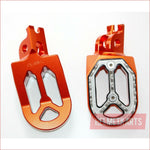 CNC ORANGE Stainless Footpeg Foot Peg Rest Pedal FX208 CRF250 MX MOTORCYCLE BIKE Blygo