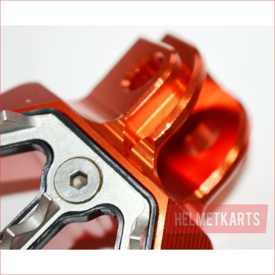 CNC ORANGE Stainless Footpeg Foot Pegs Rest Pedal FX205 65SX MX MOTORCYCLE BIKE Blygo
