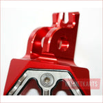 CNC RED Stainless Footpeg Foot Peg Rest Pedal FX208 CRF250 MX MOTORCYCLE BIKE Blygo