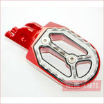CNC RED Stainless Footpeg Foot Peg Rest Pedal FX208 CRF250 MX MOTORCYCLE BIKE Blygo