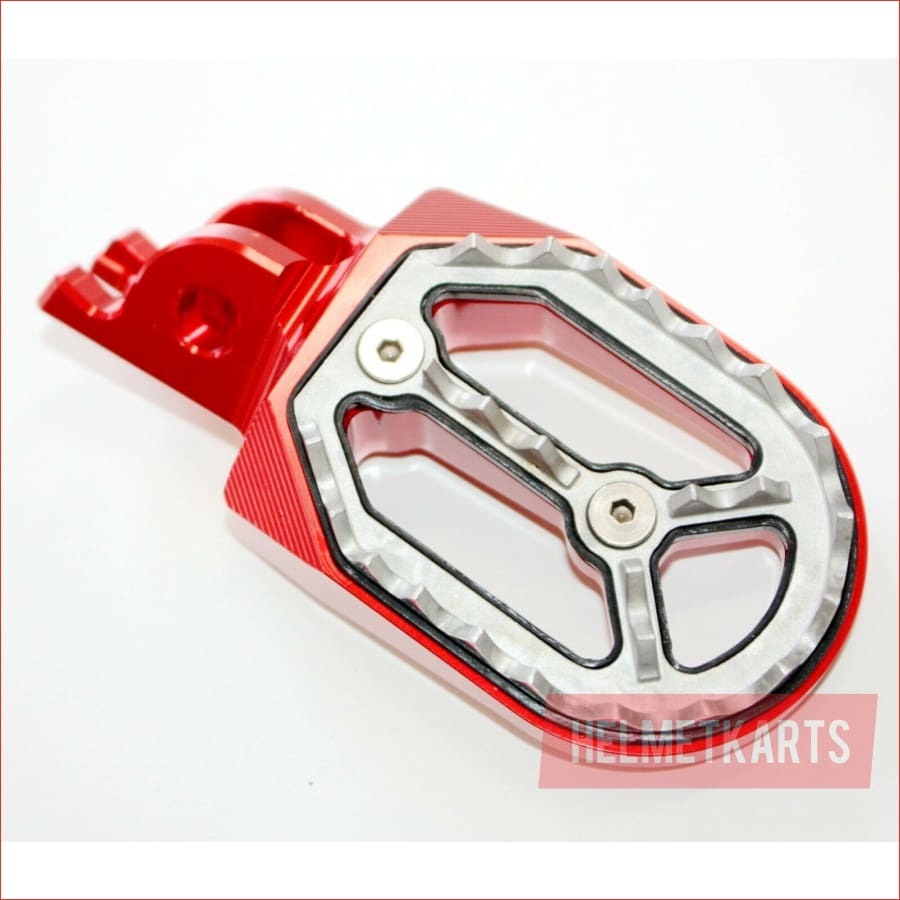 CNC RED Stainless Footpeg Foot Peg Rest Pedal FX208 CRF250 MX MOTORCYCLE BIKE Blygo
