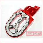 CNC RED Stainless Footpeg Foot Peg Rest Pedal FX208 CRF250 MX MOTORCYCLE BIKE Blygo