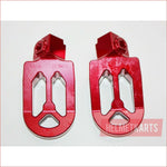 CNC RED Stainless Footpeg Foot Pegs Rest Pedal FX205 65SX MX MOTORCYCLE BIKE Blygo