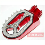 CNC RED Stainless Footpeg Foot Pegs Rest Pedal FX205 65SX MX MOTORCYCLE BIKE Blygo