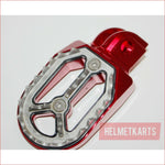 CNC RED Stainless Footpeg Foot Pegs Rest Pedal FX205 65SX MX MOTORCYCLE BIKE Blygo