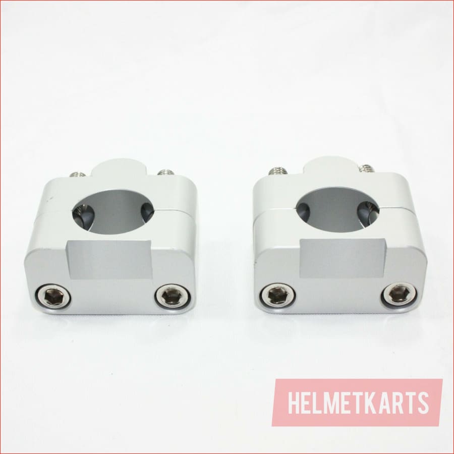 CNC SILVER 7/8“ to 11/8” Handle Bar Clamp Riser PIT PRO TRAIL DIRT QUAD BIKE ATV Blygo