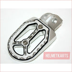 CNC SILVER Stainless Footpeg Foot Pegs Rest Pedal FX205 65SX MX MOTORCYCLE BIKE Blygo