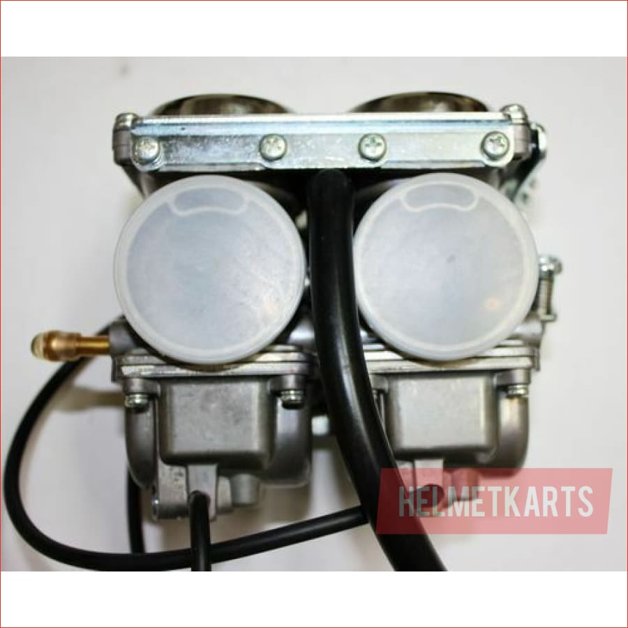 Double Twin Carb Carby Carburetor 250cc 300cc Farm Quad Dirt Bike ATV Dune Buggy Blygo