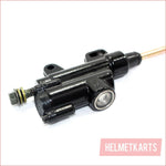 BLACK 8mm Banjo Back Rear Hydraulic Brake Master Cylinder PITPRO Trail Dirt Bike Blygo