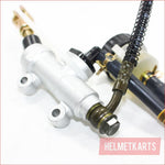 Hydraulic Rear Disc Brake Caliper Foot System + Pads 200cc 250cc Quad Dirt Bike ATV Blygo