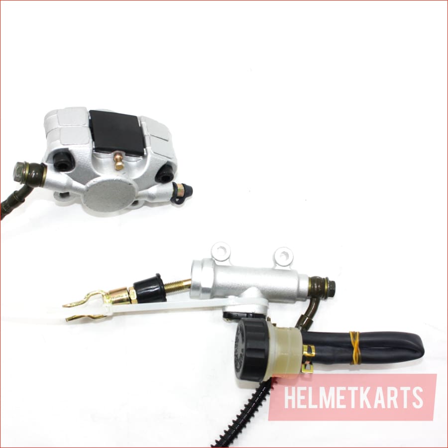 Hydraulic Rear Disc Brake Caliper Foot System + Pads 200cc 250cc Quad Dirt Bike ATV Blygo