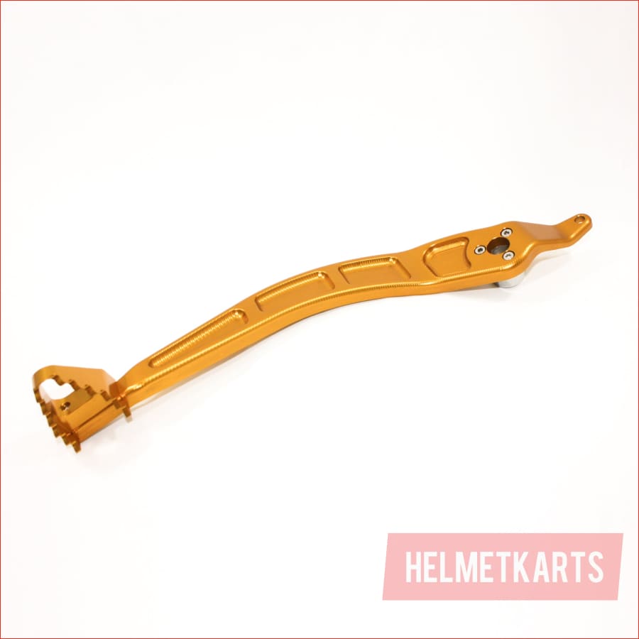 GOLD 340mm CNC Heavy Duty Foot Brake Pedal Lever 125cc 150cc PIT PRO Dirt Bike Blygo