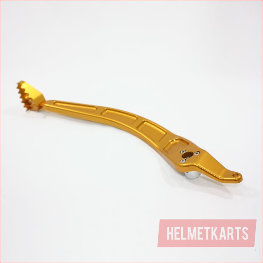 GOLD 340mm CNC Heavy Duty Foot Brake Pedal Lever 125cc 150cc PIT PRO Dirt Bike Blygo
