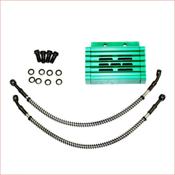 GREEN CNC Engine Oil Cooler Kit Radiator 140cc 150cc 160cc PIT PRO Trail Dirt Bike name=>New Arrival, slug=>new-arrival}, Blygo, {id=>267