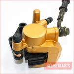 GOLD Hydraulic Front Disc Brake Caliper System Pads 110 125cc PIT PRO Dirt Bike Blygo