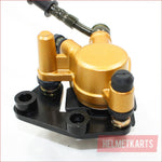 GOLD Hydraulic Front Disc Brake Caliper System Pads 110 125cc PIT PRO Dirt Bike Blygo