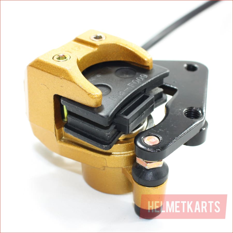 GOLD Hydraulic Front Disc Brake Caliper System Pads 110 125cc PIT PRO Dirt Bike Blygo