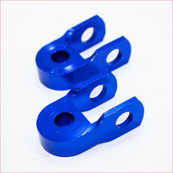 PAIR BLUE Shocker Suspension Extender Riser PIT PRO QUAD DIRT BIKE ATV BUGGY Blygo