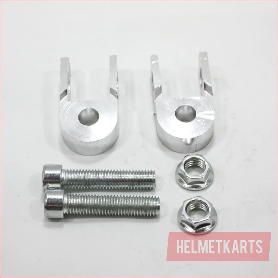 PAIR SILVER Shocker Suspension Extender Riser PIT PRO QUAD DIRT BIKE ATV BUGGY Blygo