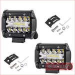 Pair (x2) LED light 4" 400 watts - Helmetkarts