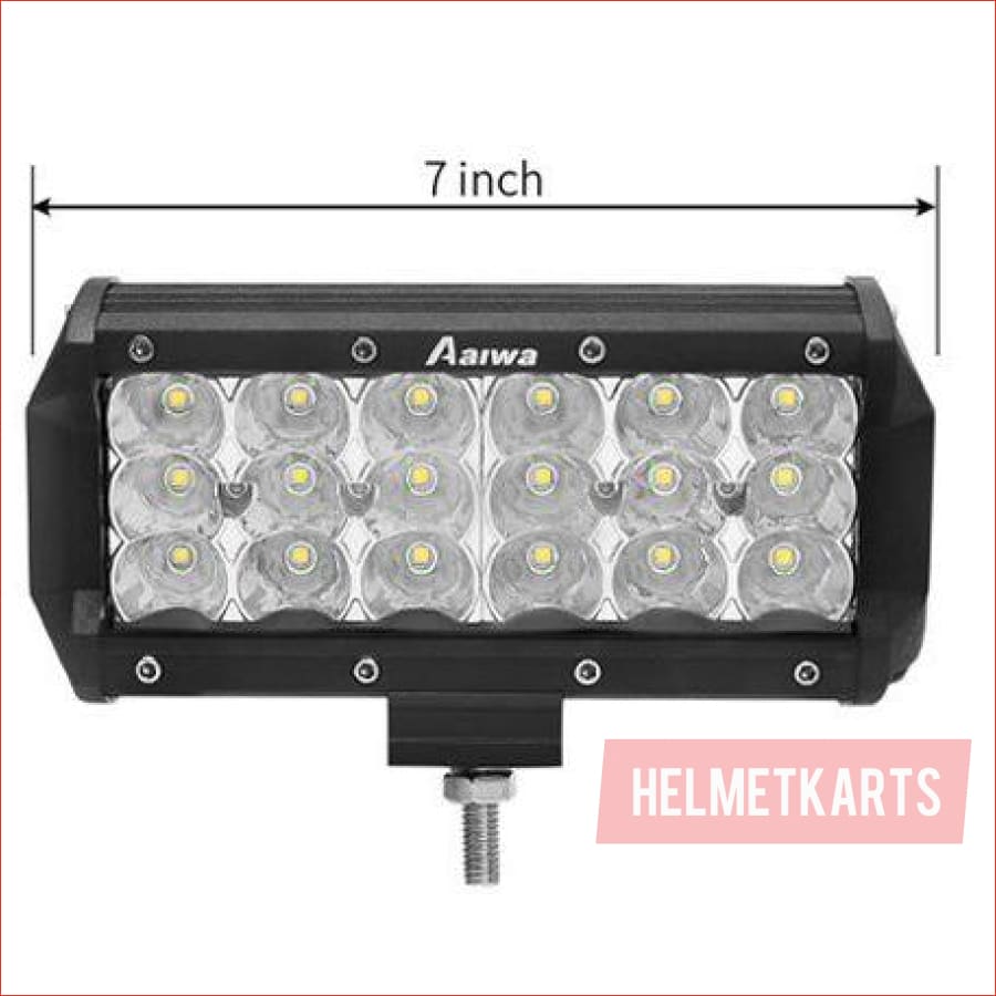 Pair (x2) LED light bar 7" 360 watts - Helmetkarts