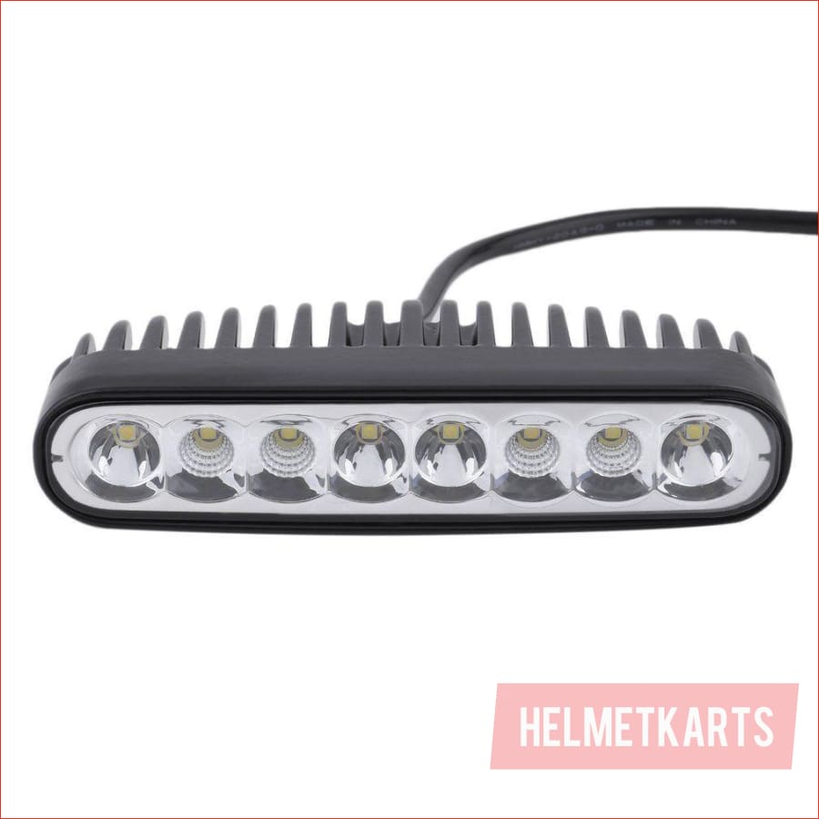 Pair (x2) LED light bar 7" 80 watts - Helmetkarts
